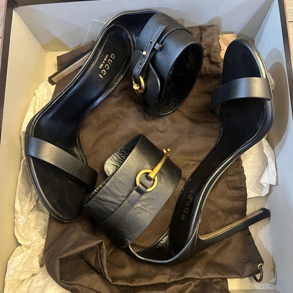 Gucci horse-bit heels sandals 37 - Picture 2 of 5